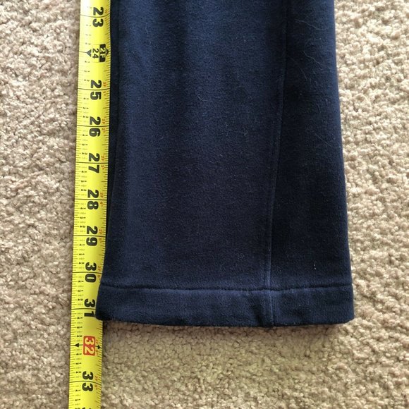 Reebok Women's Fleece Joggers/Track Pants, Size Small, Navy Blue, Polyester - Picture 9 of 10